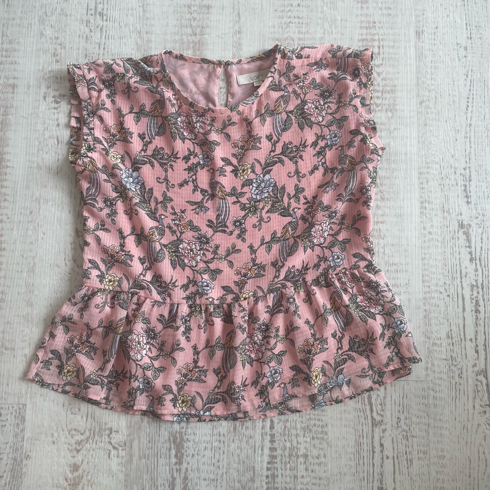 Loft Peplum Top